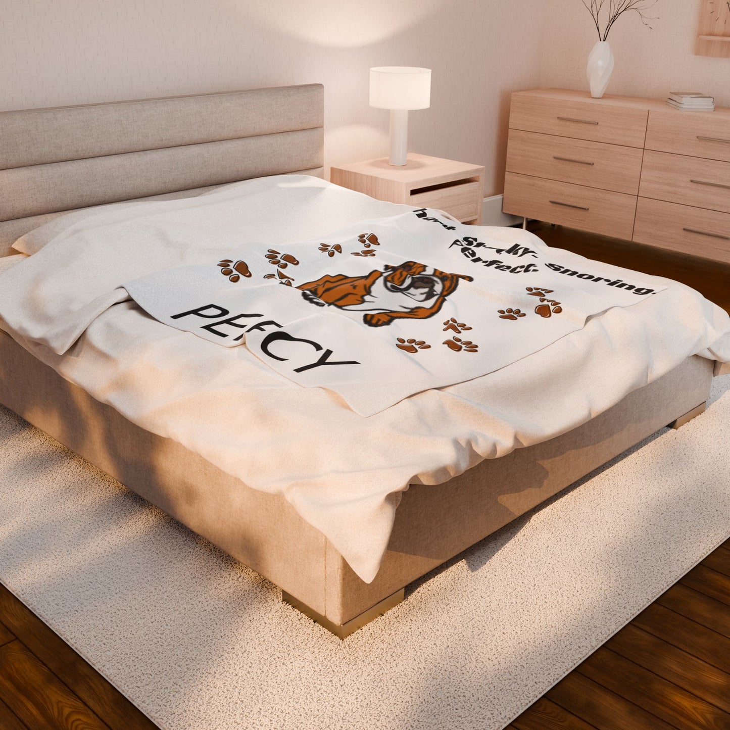 MY PET DOG PERSONALIZED Velveteen Plush Blanket (Placeholder Do Not Publish)