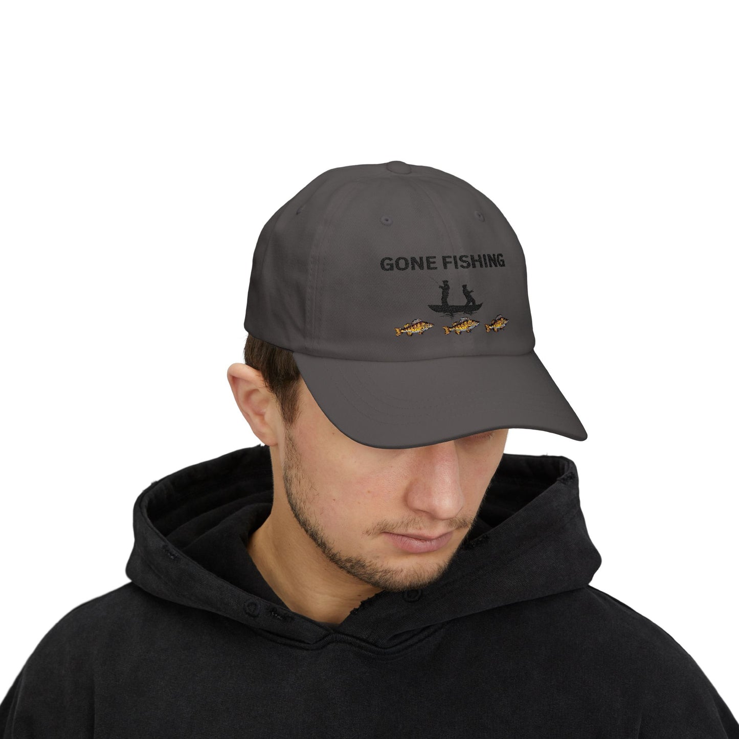 Gone Fishing Classic Dad Cap - Perfect for Father's Day and Outdoor Adventures