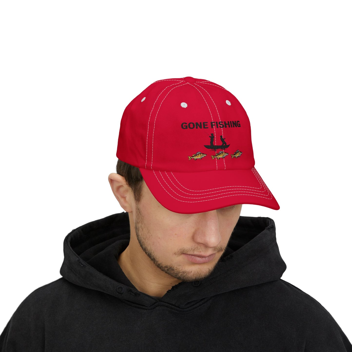 Gone Fishing Classic Dad Cap - Perfect for Father's Day and Outdoor Adventures