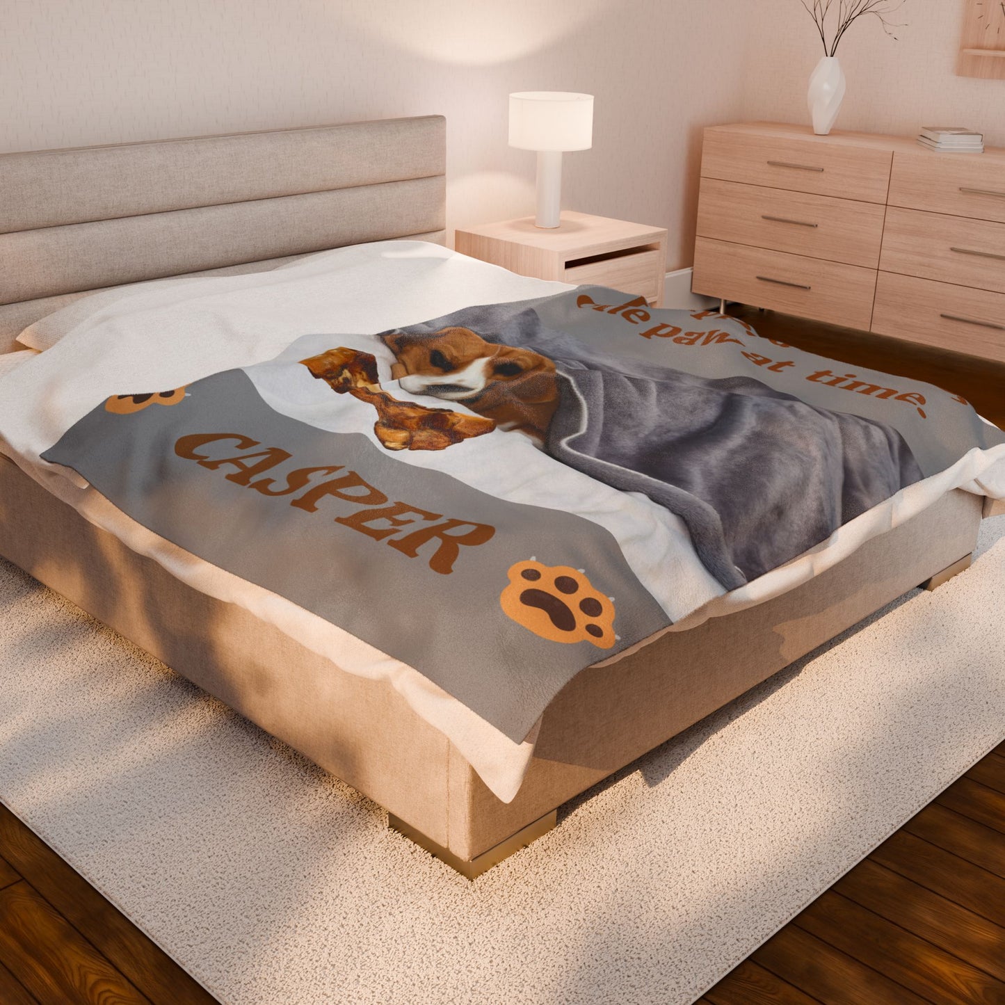 MY DOGGIE BLANKET Velveteen Plush Blanket (Placeholder Do Not Publish)