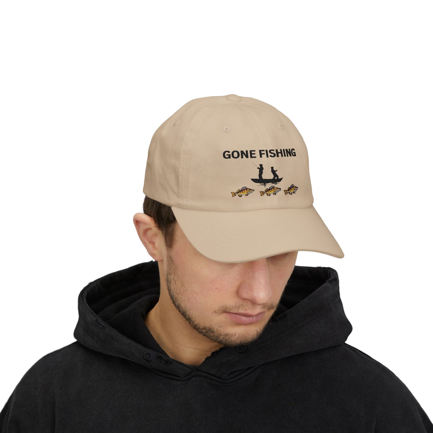 Gone Fishing Classic Dad Cap - Perfect for Father's Day and Outdoor Adventures