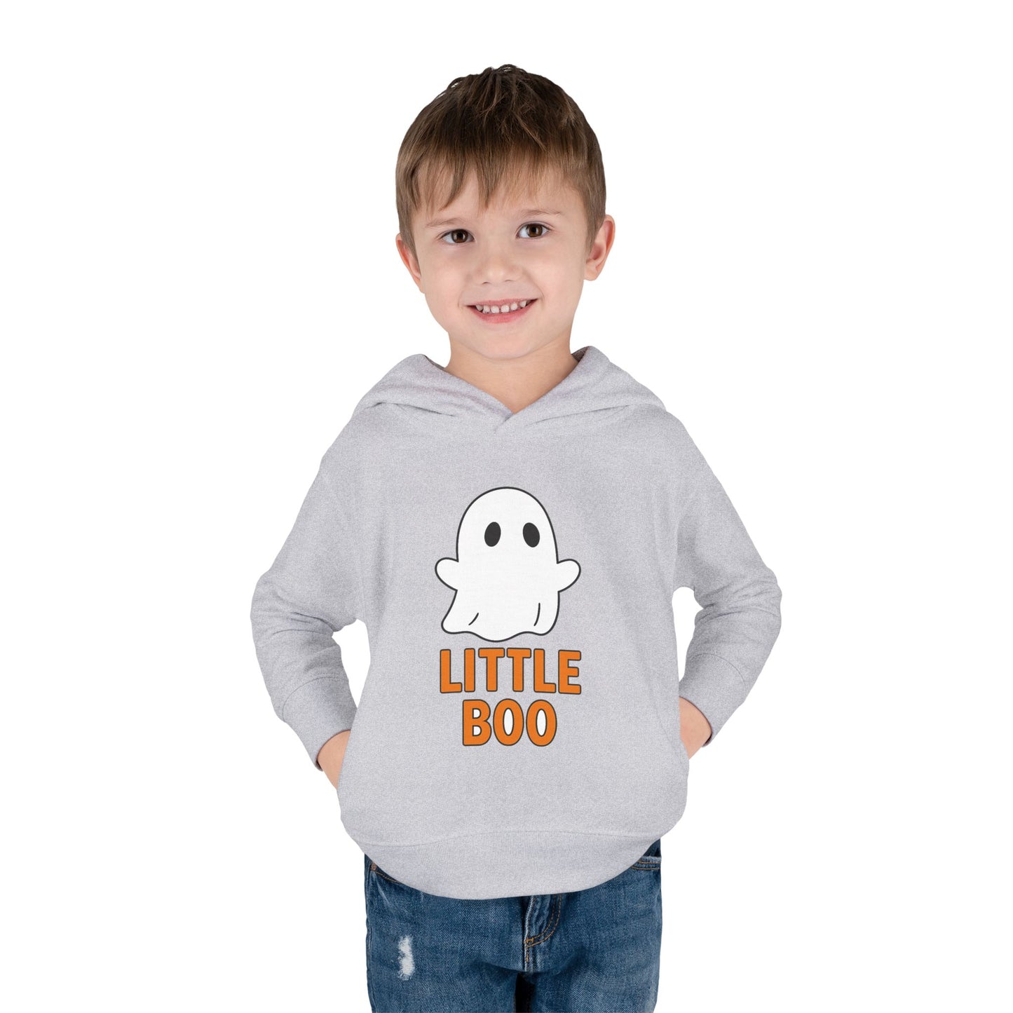 HALLOWEEN LITTLE BOO HODDIE Toddler Pullover Fleece Hoodie