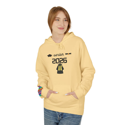 Graduation 2026 Hoodie, Softstyle Fleece Sweatshirt, Unisex College Apparel, Gift for Graduates, Cozy Graduation Outfit