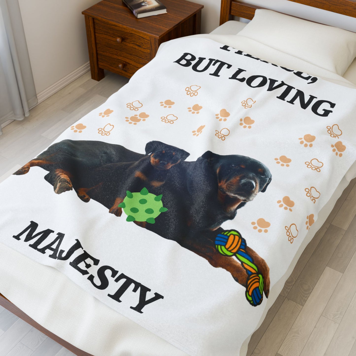 MY PET DOG PERSONALIZED VELVEVETEEN Plush BLANKET (Placeholder Do Not Publish)