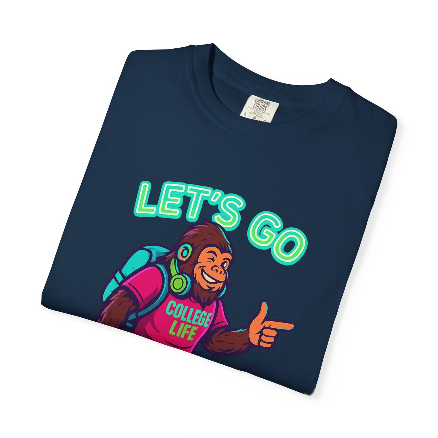 BIGFOOT CURRENT COLLEGE TEE Unisex Garment-Dyed T-shirt