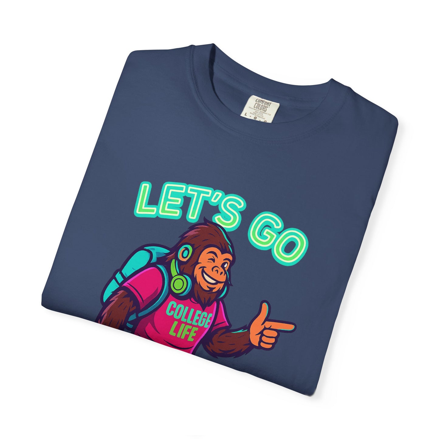 BIGFOOT CURRENT COLLEGE TEE Unisex Garment-Dyed T-shirt