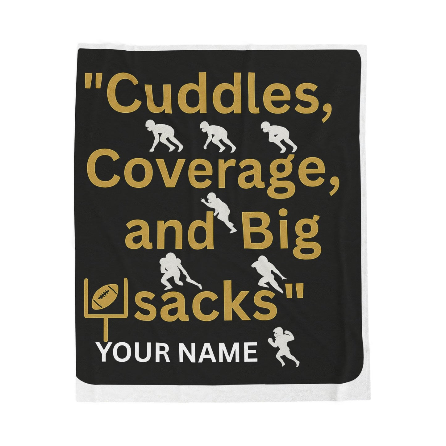 SPORTS BLANKET  VIKINGS PERSONALIZED Velveteen Plush Blanket