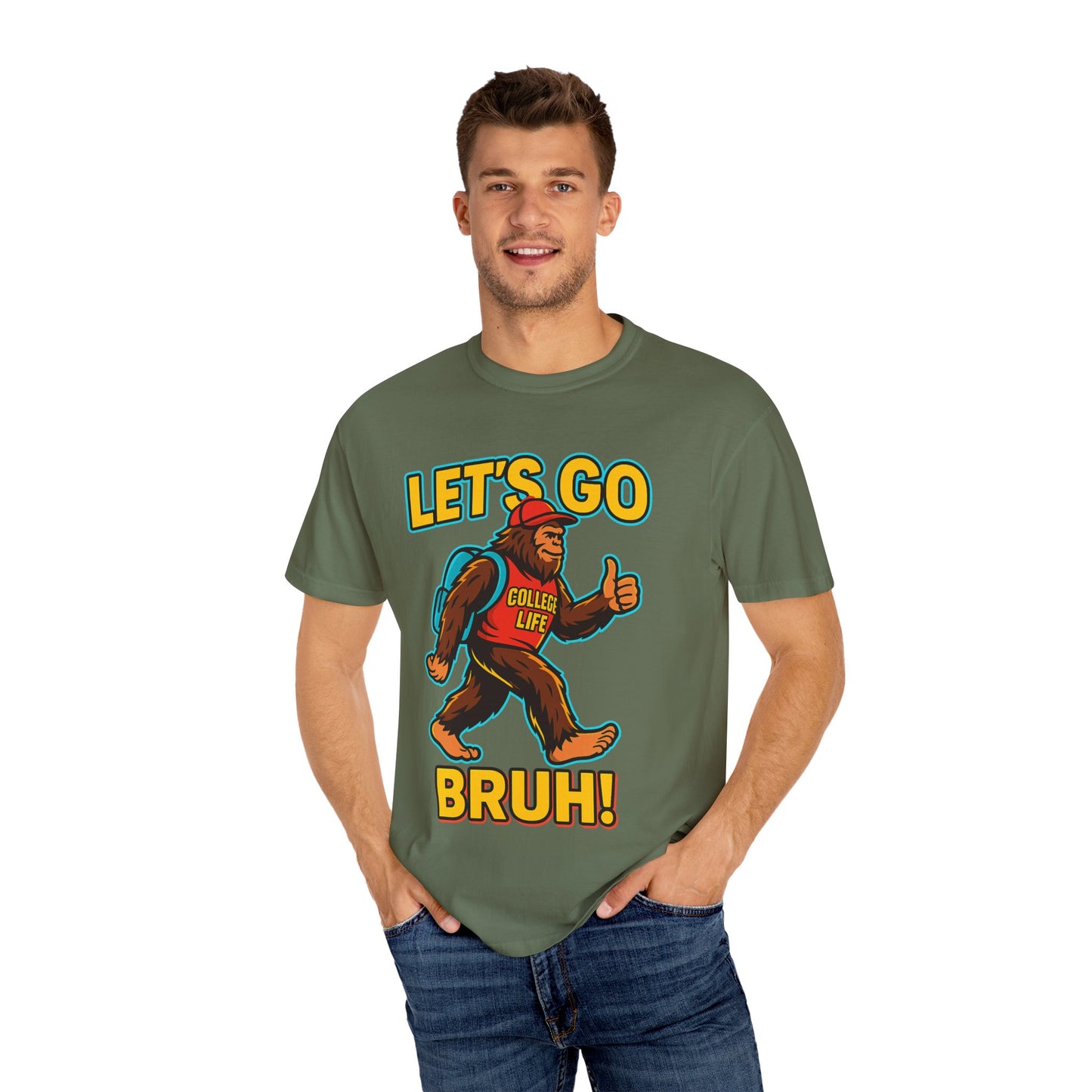 BIGFOOT CURRENT NEON COLLEGE TEES Unisex Garment-Dyed T-shirt
