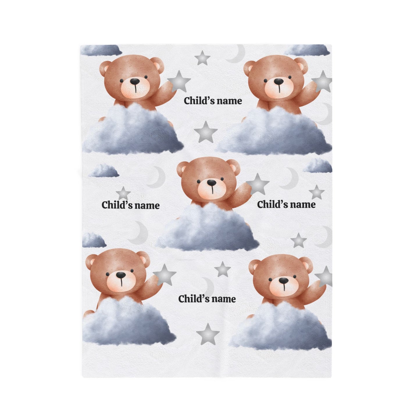 PERSONALIZED VELVETEEN BLANKET Plush Blanket (Placeholder Do Not Publish)
