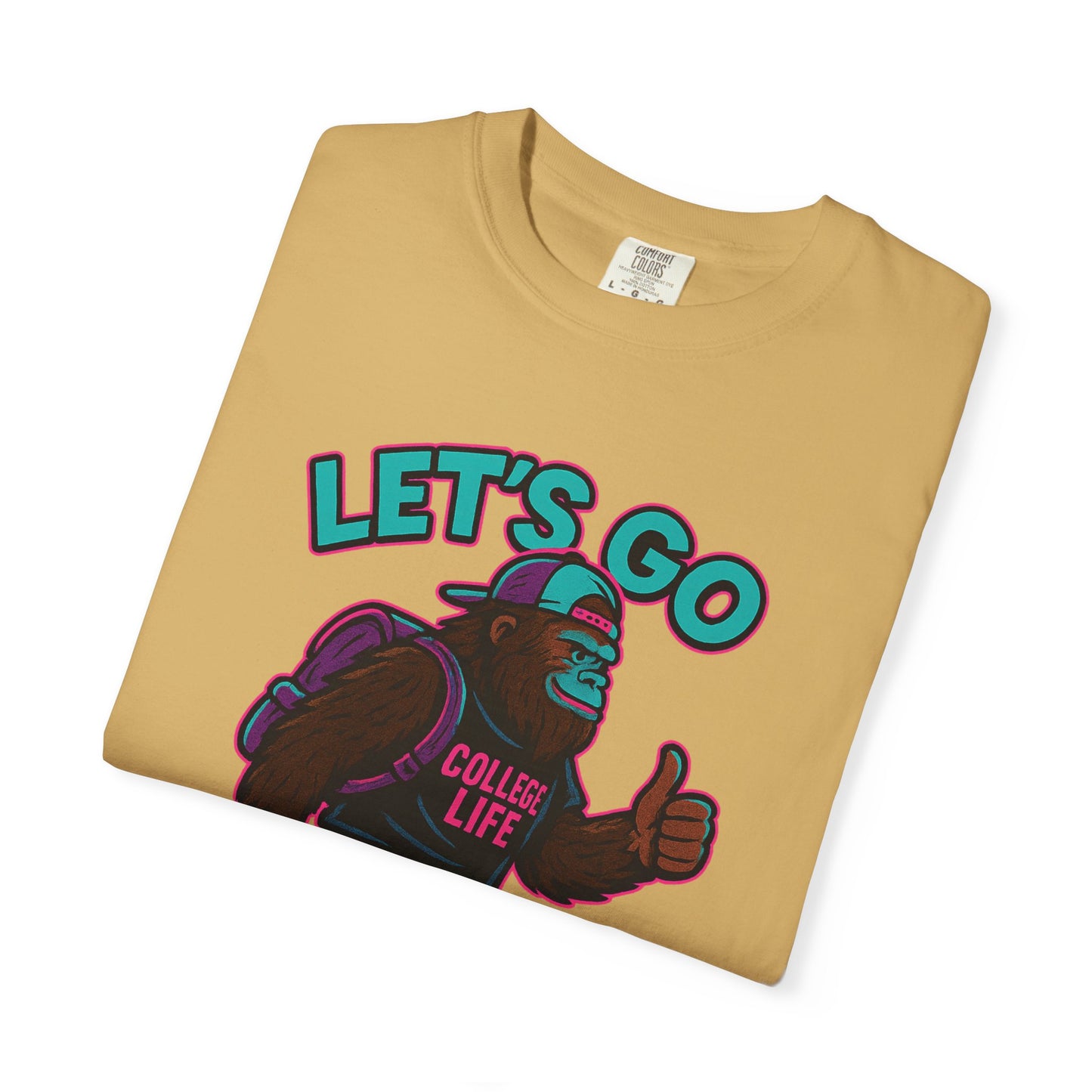 BIG FOOT 80's COLLEGE  TEES Unisex Garment-Dyed T-shirt