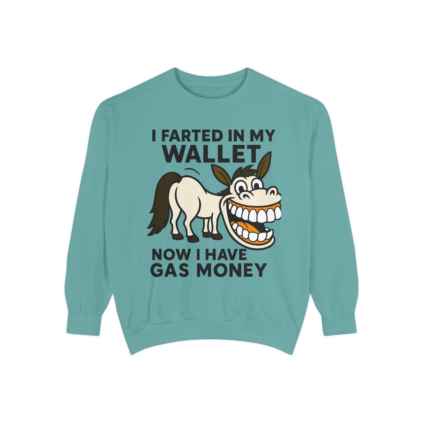 GAS COLLEGE SWEATSHIRT Unisex Garment-Dyed Sweatshirt