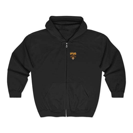 Fearless Lion Full Zip Hooded Sweatshirt - Unisex Heavy Blend™