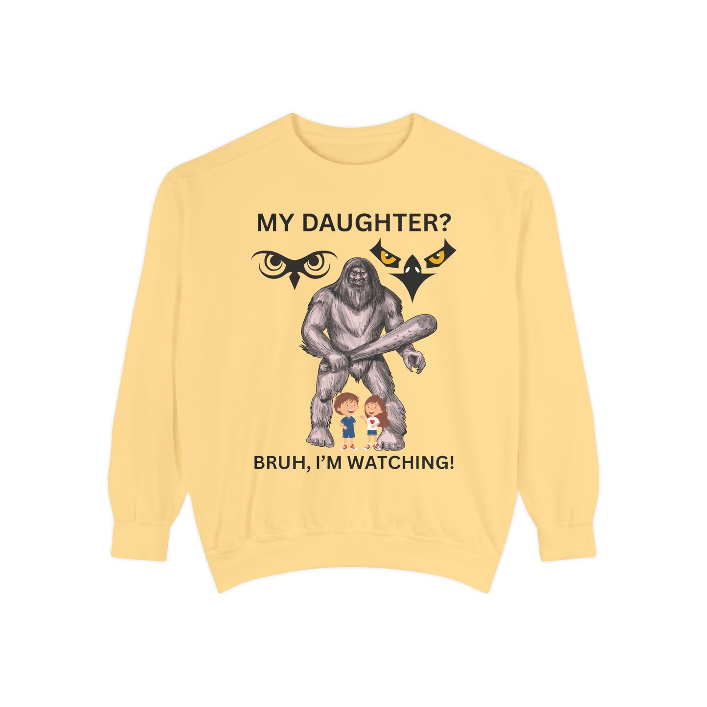 BRUH I'M WATCHING! PERSOBRUH, I'M WATCHING PERSONALIZED BACK TO SCHOOL SWEATSHIRT FUNNY Gift for DAUGHTERS  DADS, Unique Family Sweatshirt, Cool Casual Wear, Perfect for [...]