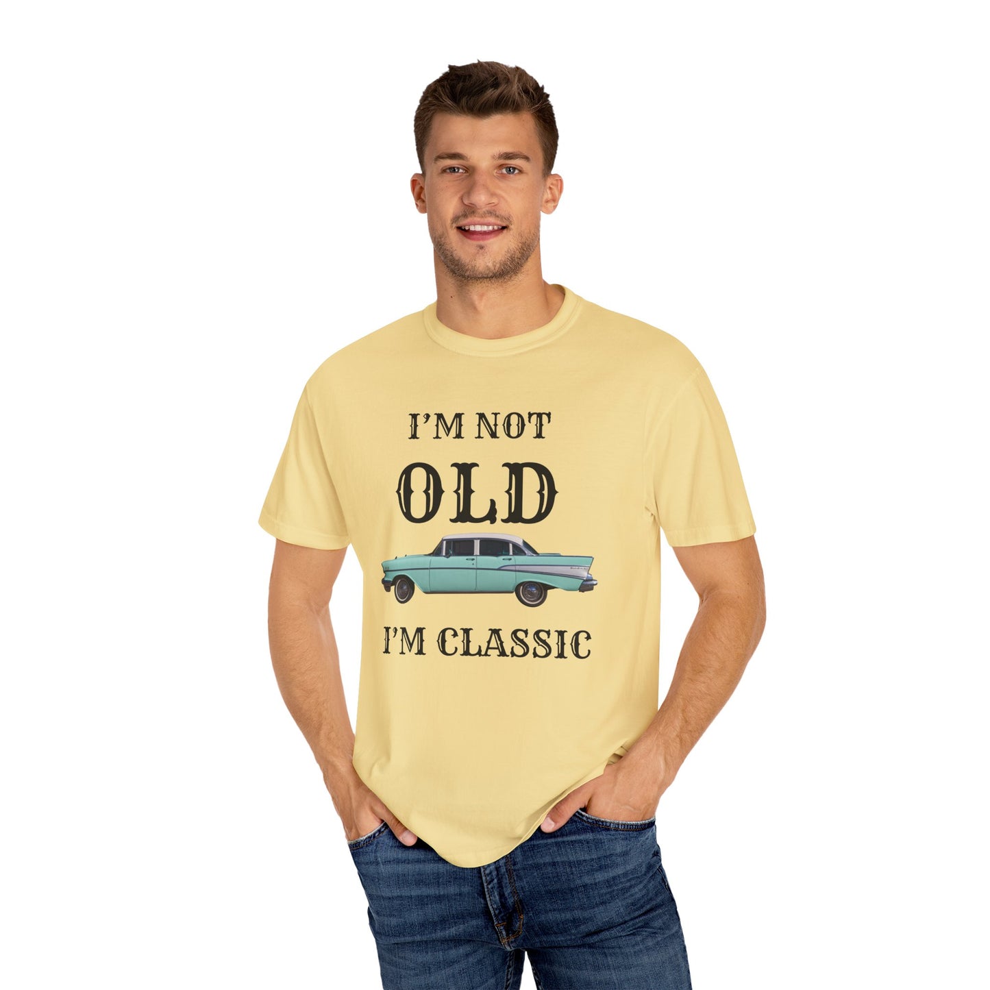 UNISEX VINTAGE CAR TSHIRT | I'm Not Old, I'm Classic | Perfect Gift for Car Lovers, Retro Lovers, Birthdays, Casual Wear