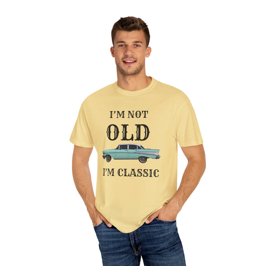 UNISEX VINTAGE CAR TSHIRT | I'm Not Old, I'm Classic | Perfect Gift for Car Lovers, Retro Lovers, Birthdays, Casual Wear