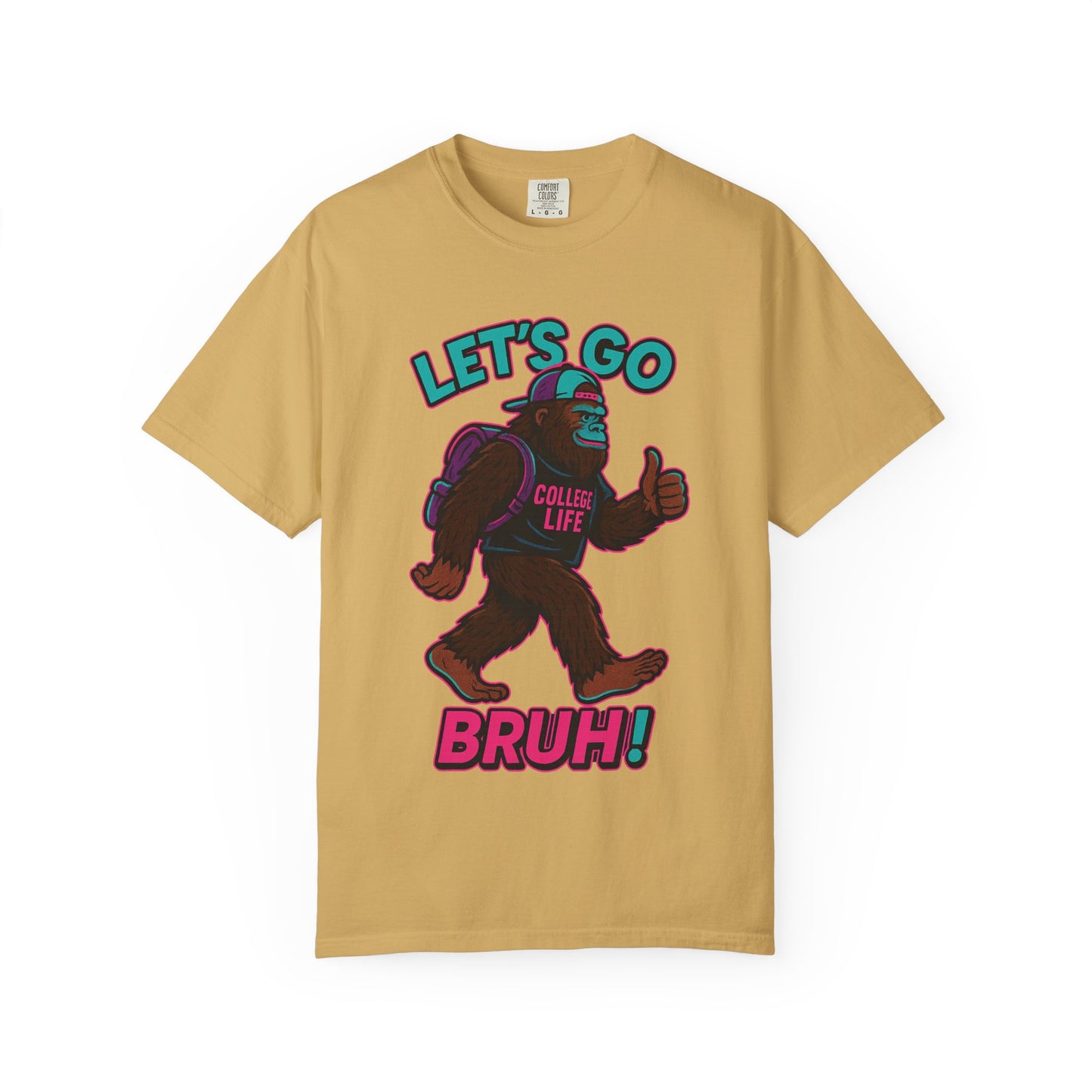 BIG FOOT 80's COLLEGE  TEES Unisex Garment-Dyed T-shirt