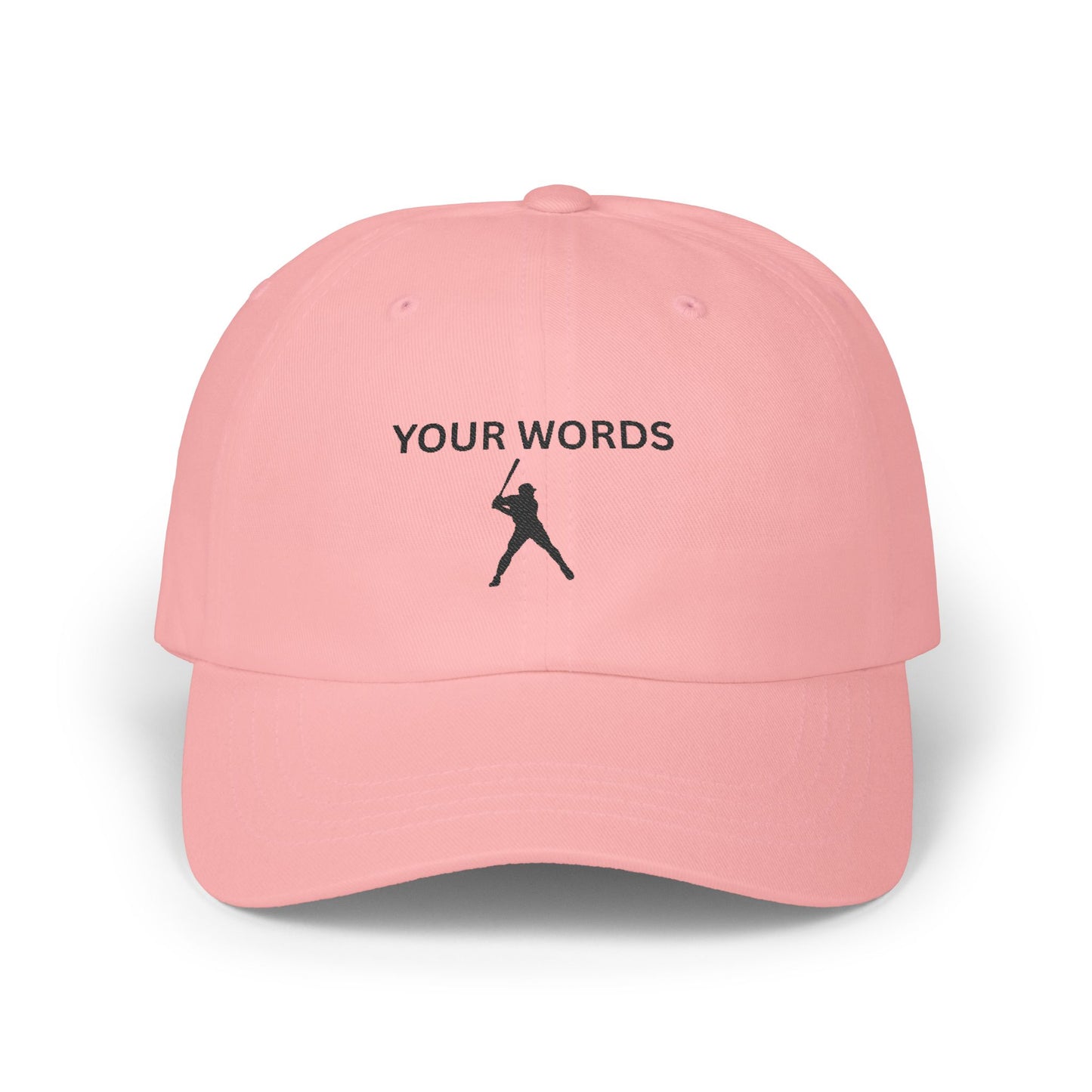 Personalized Classic Dad Cap - Custom Text Baseball Hat for Father's Day and Casual Wear