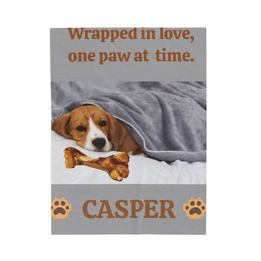 MY DOGGIE BLANKET Velveteen Plush Blanket (Placeholder Do Not Publish)