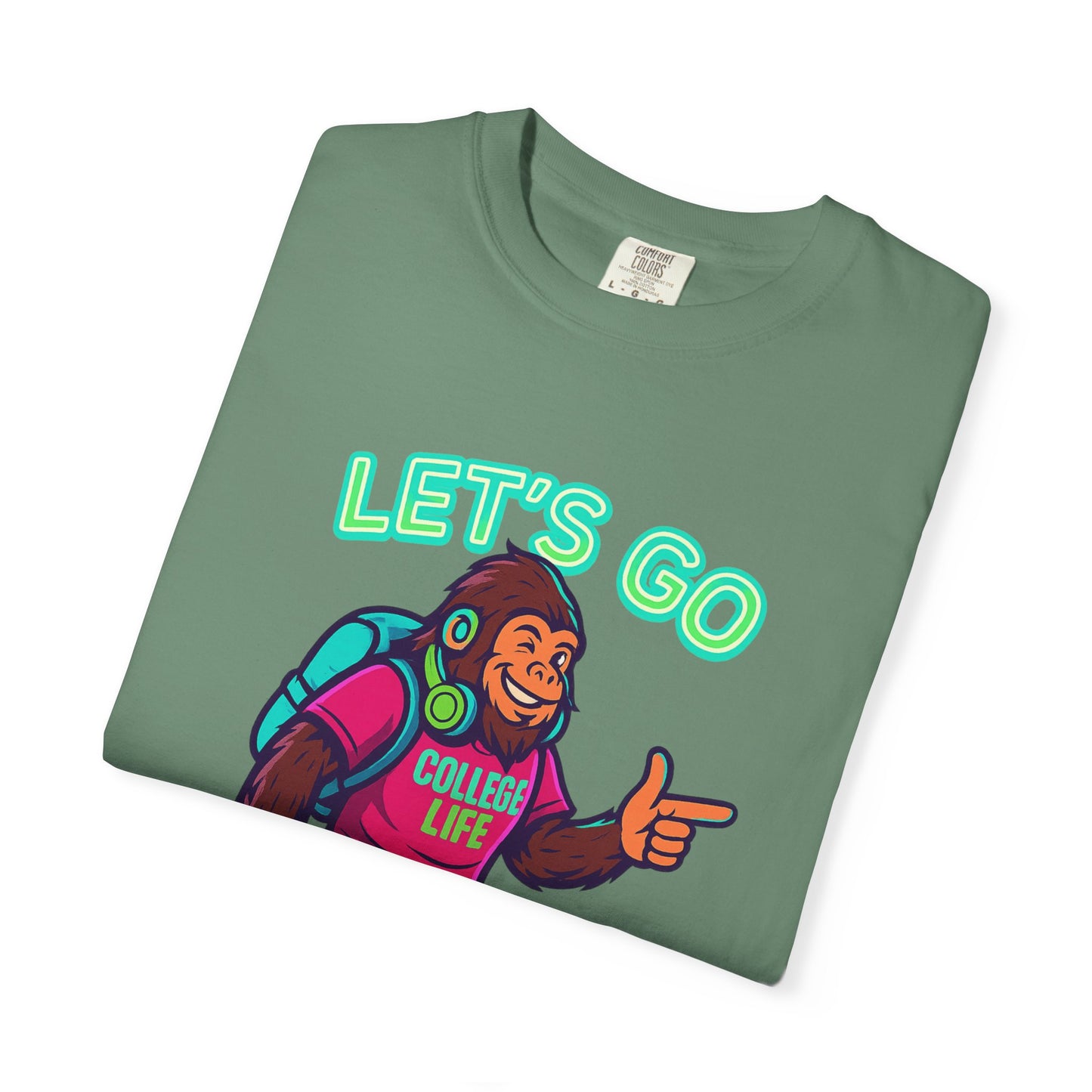 BIGFOOT CURRENT COLLEGE TEE Unisex Garment-Dyed T-shirt