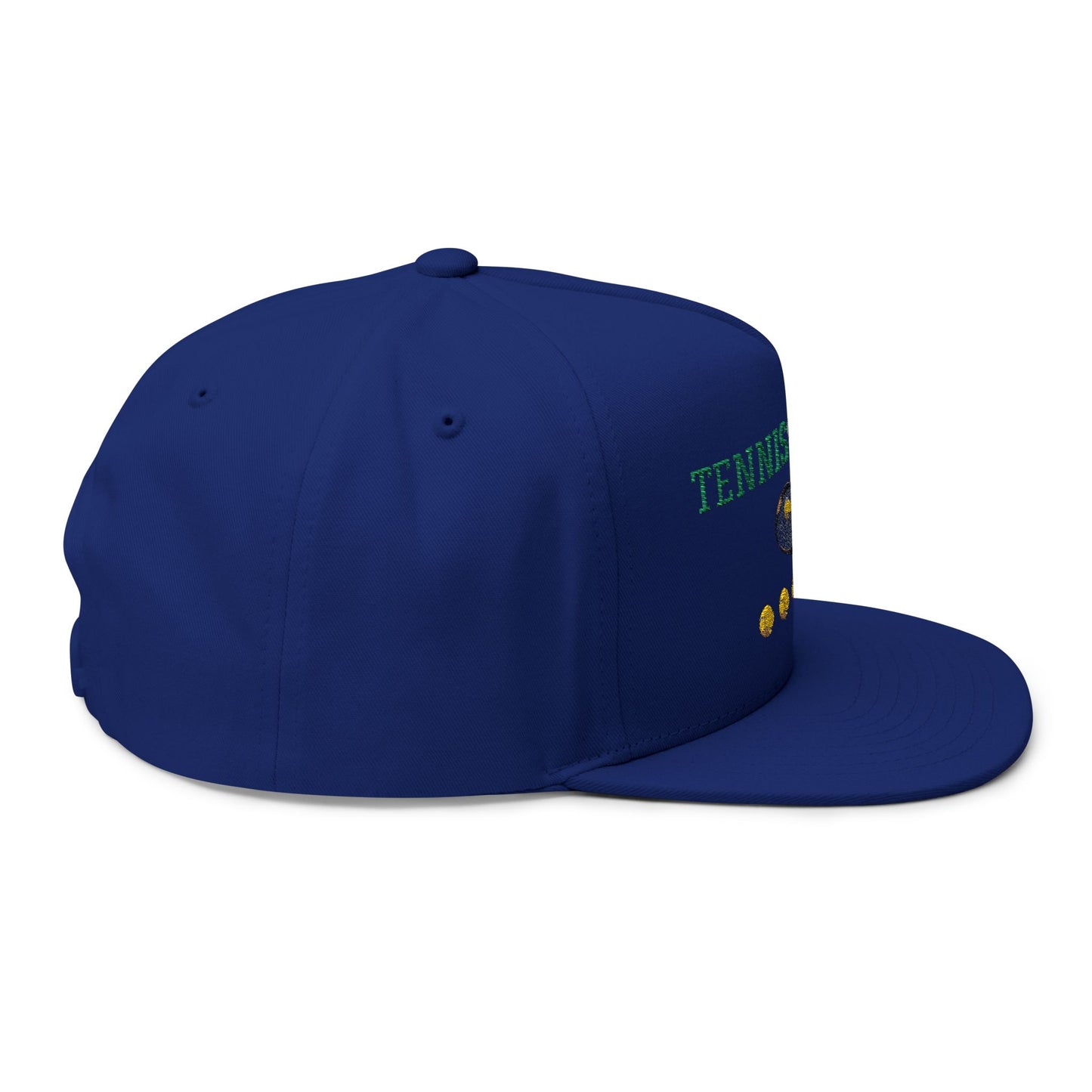 Embroidered Tennis Junkie Flat Bill Cap - Perfect Gift for Tennis Lovers