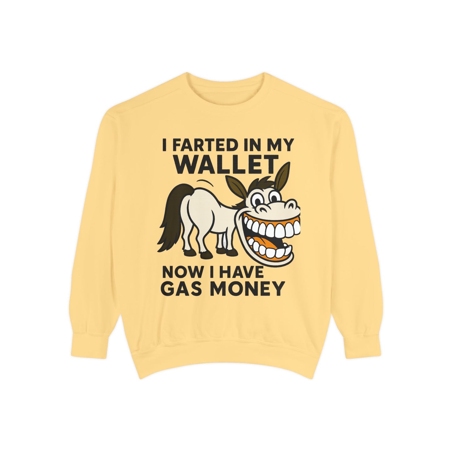 GAS COLLEGE SWEATSHIRT Unisex Garment-Dyed Sweatshirt