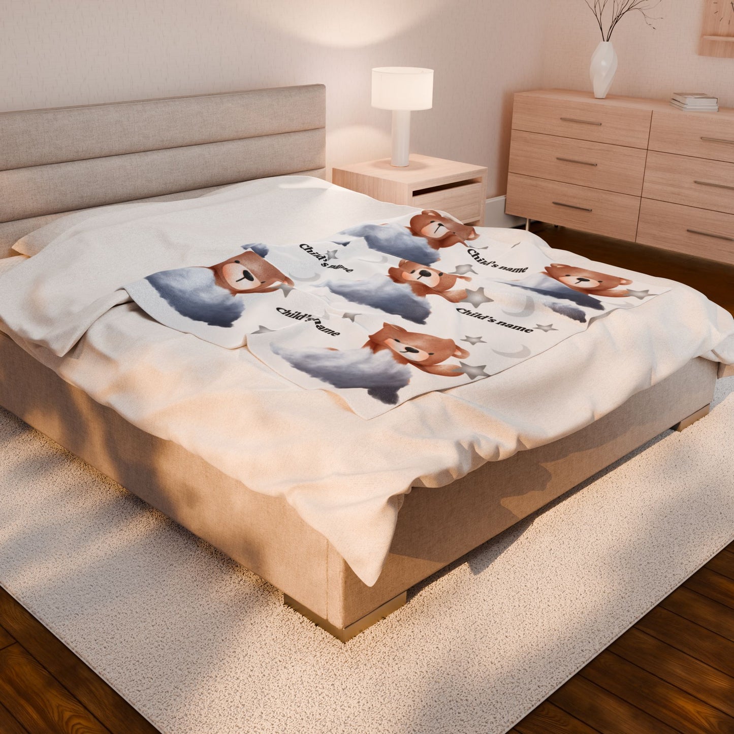 PERSONALIZED VELVETEEN BLANKET Plush Blanket (Placeholder Do Not Publish)