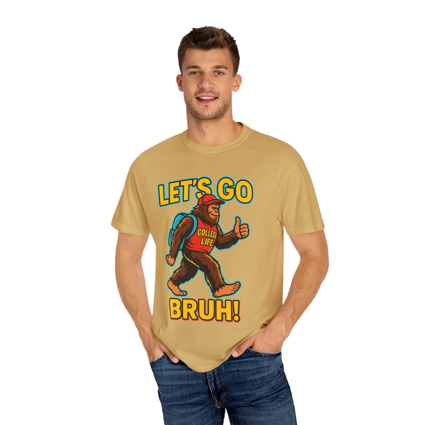 BIGFOOT CURRENT NEON COLLEGE TEES Unisex Garment-Dyed T-shirt