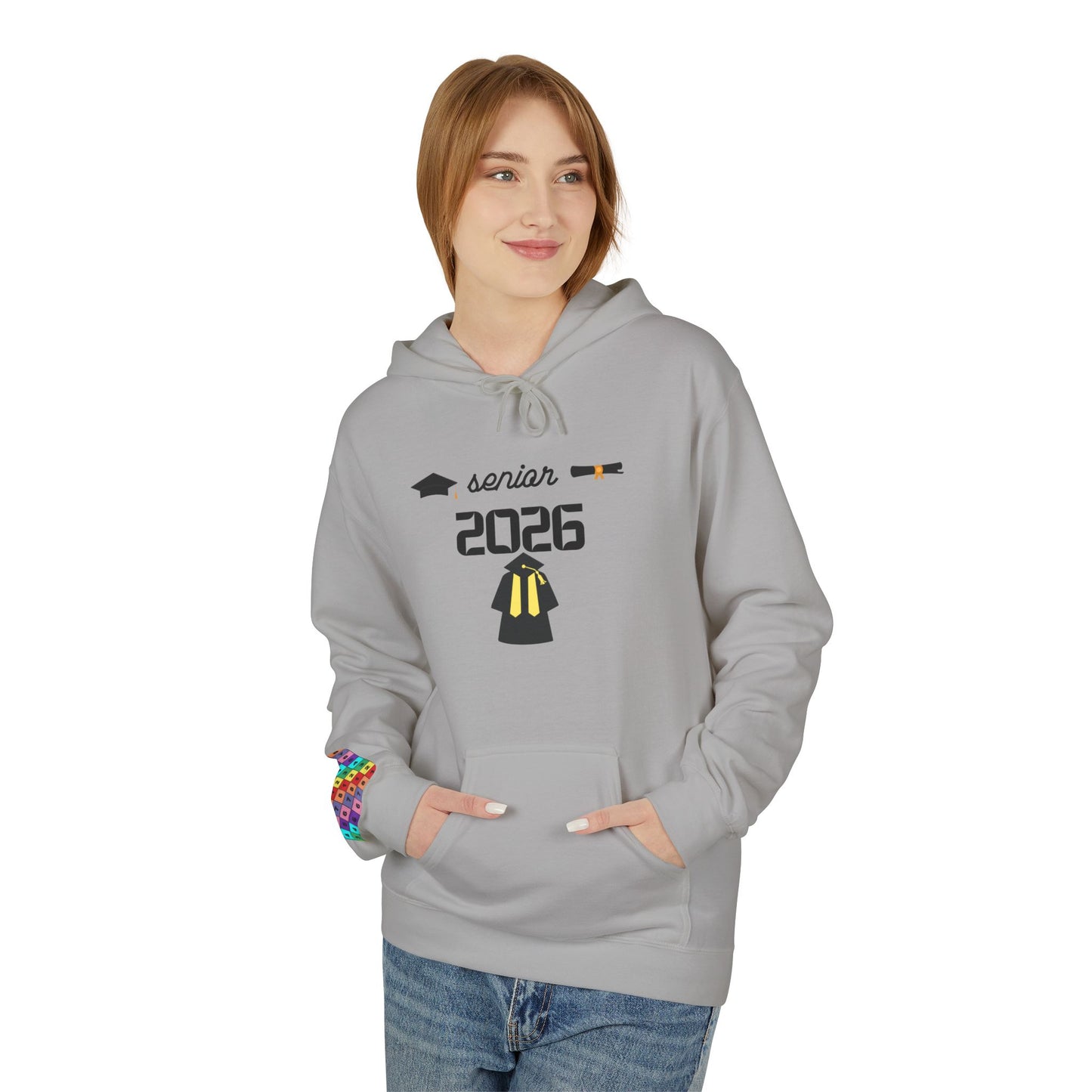 Graduation 2026 Hoodie, Softstyle Fleece Sweatshirt, Unisex College Apparel, Gift for Graduates, Cozy Graduation Outfit