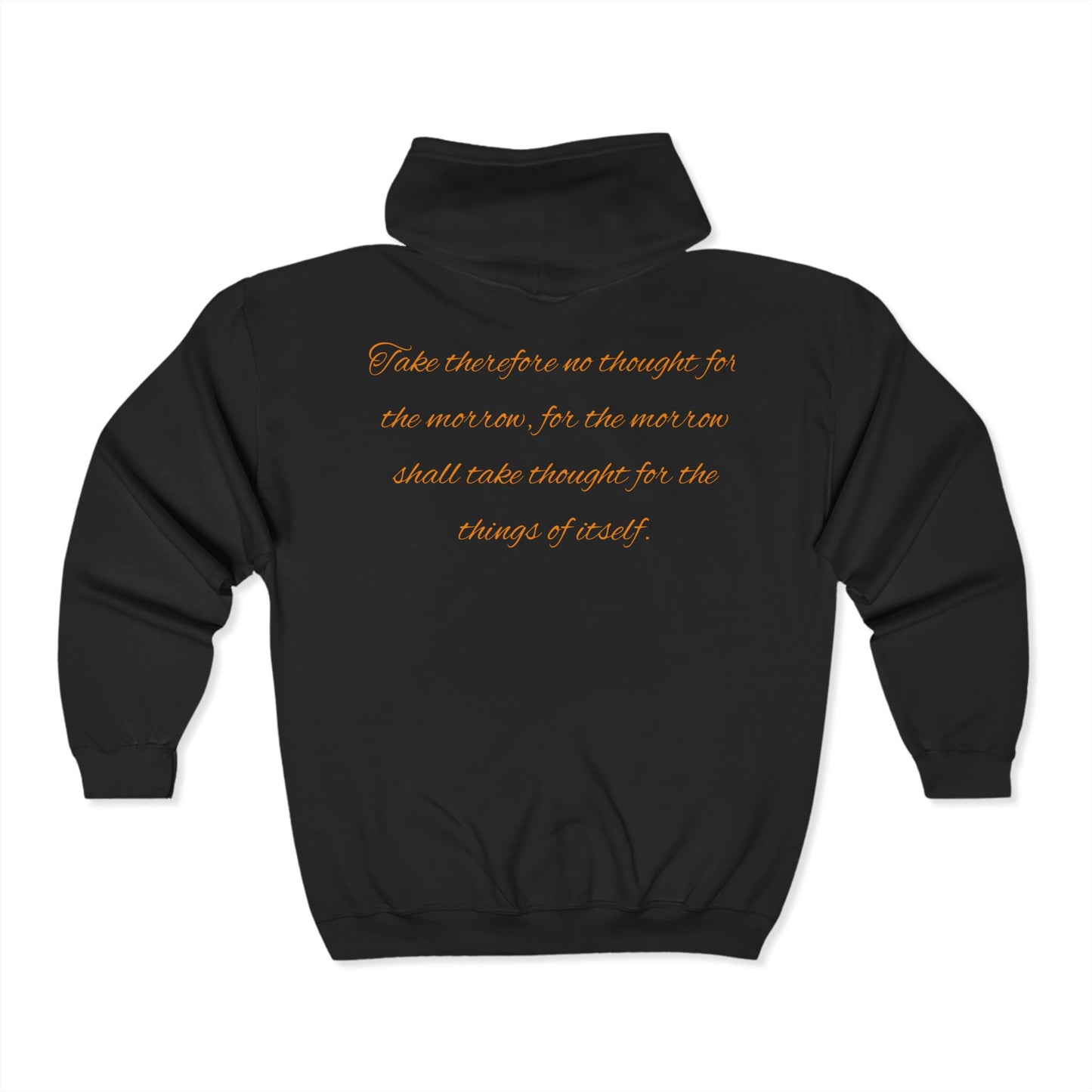 Inspirational Quote Full Zip Hoodie - Unisex Heavy Blend™