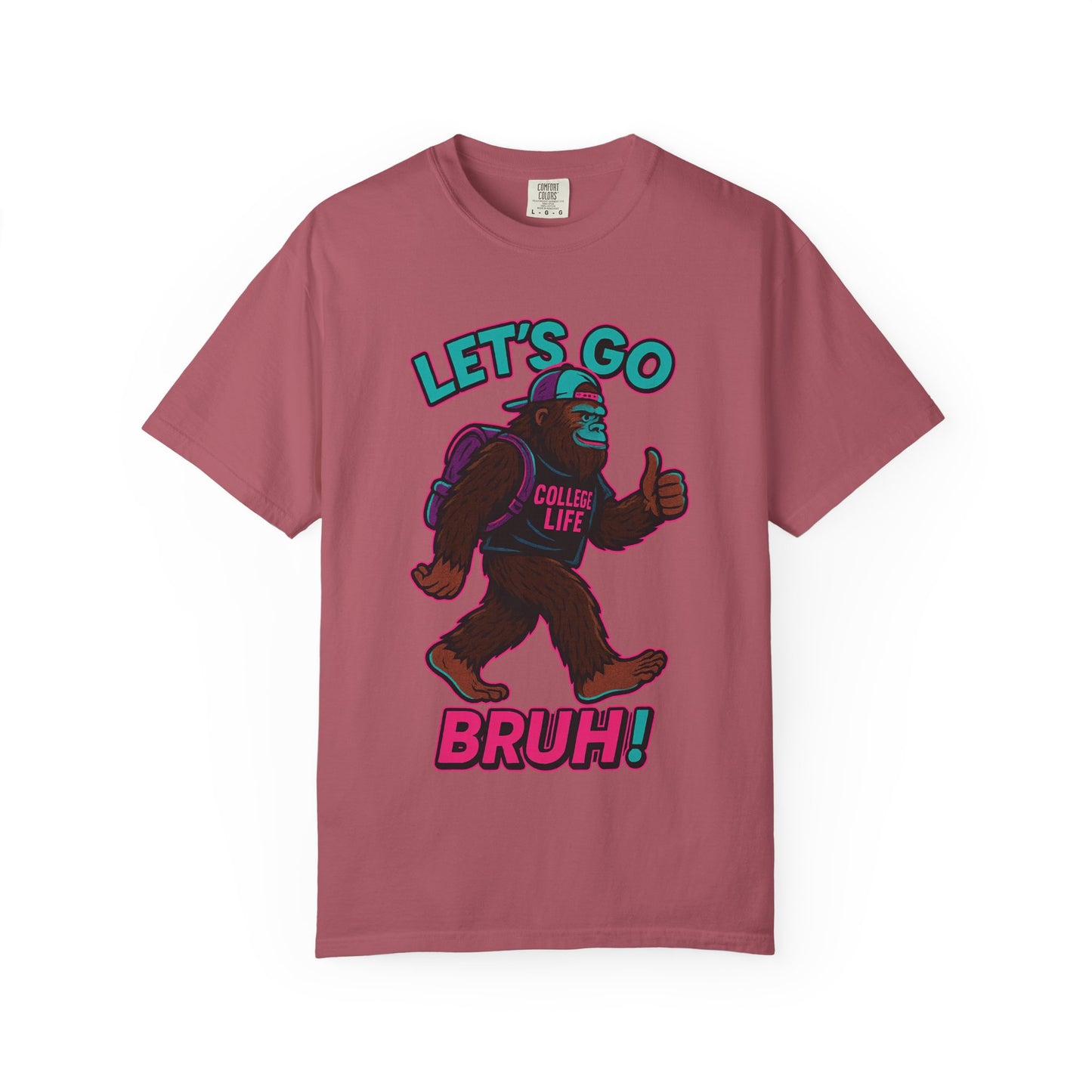 BIG FOOT 80's COLLEGE  TEES Unisex Garment-Dyed T-shirt