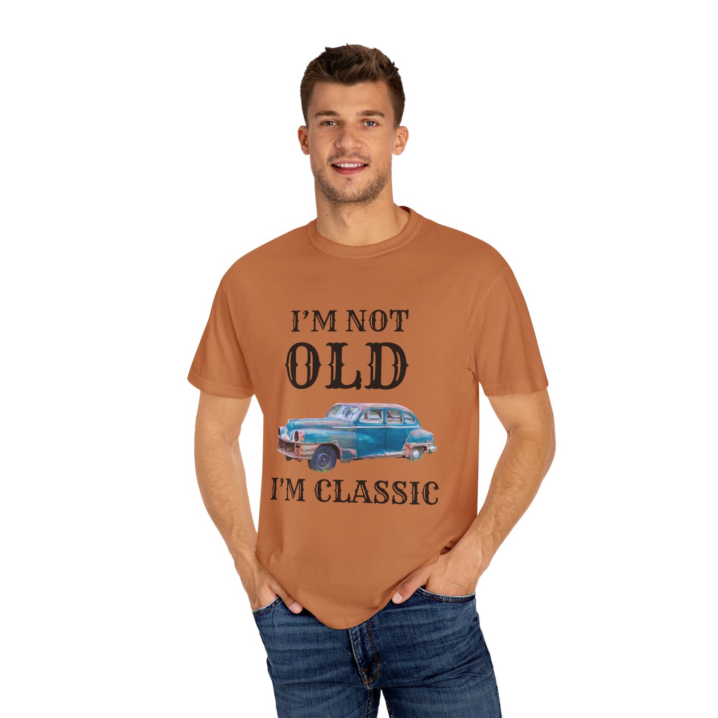 CLASSIC CAR TSHIRT, VINTAGE , I'm Not Old I'm Classic, Gift for Car Lovers, Unisex Apparel, Retro Style