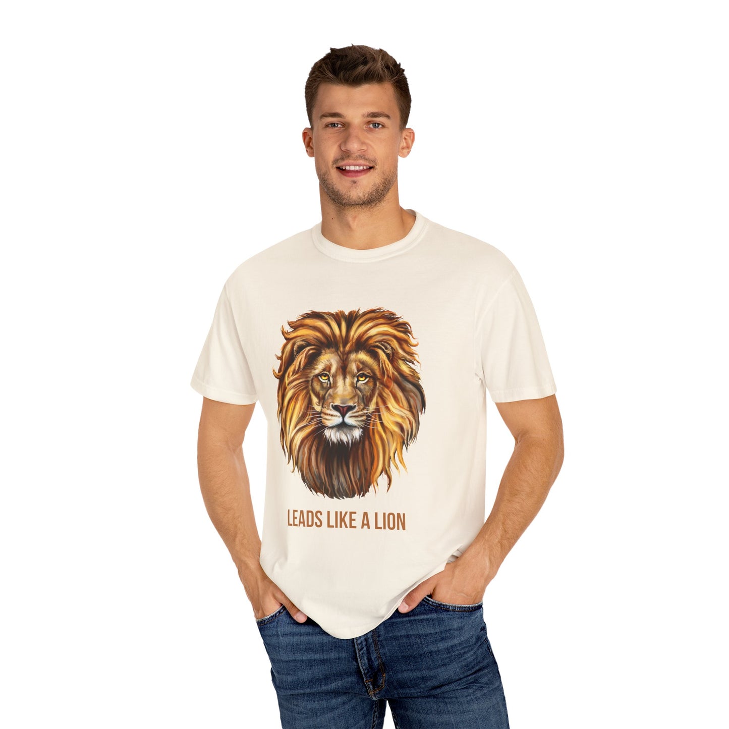 BACK TO SCHOOL FEARLESS LION TSHIRT INSPIRATIONAL Tee, Gift for Animal Lovers, Motivational Shirt, Casual Wear Top