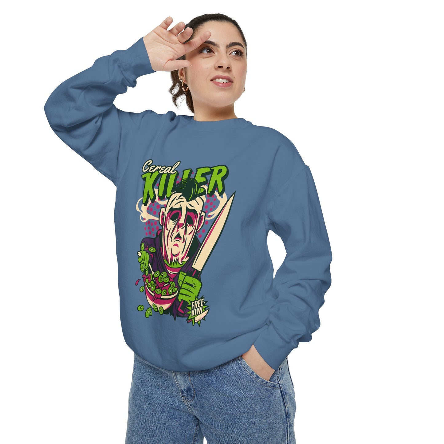 HALLOWEEN SERIAL CERAEL KILLER SWEATSHIRT Unisex Garment-Dyed Sweatshirt