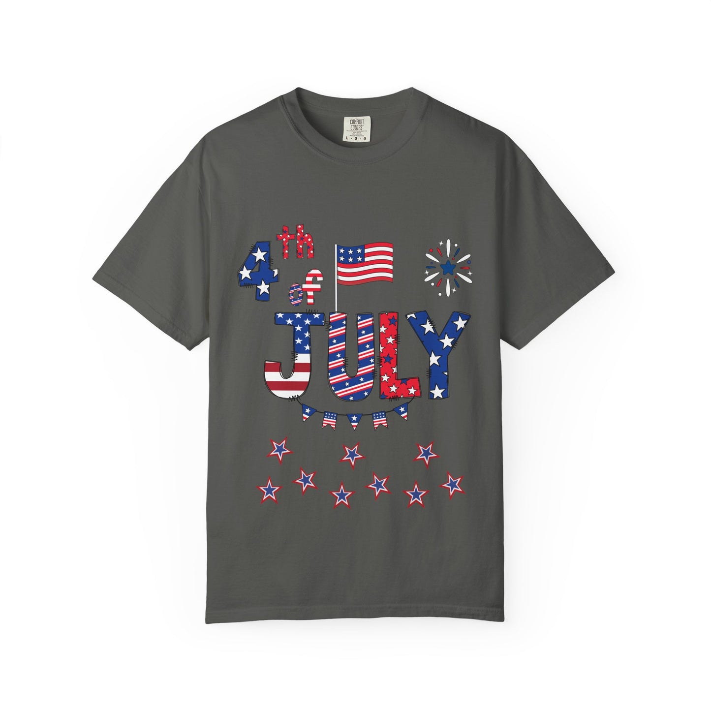 Patriotic 4th of July T-Shirt | Unisex Garment-Dyed Tee, Independence Day Apparel, Red White Blue Shirt, Summer BBQ Outfit, [...]