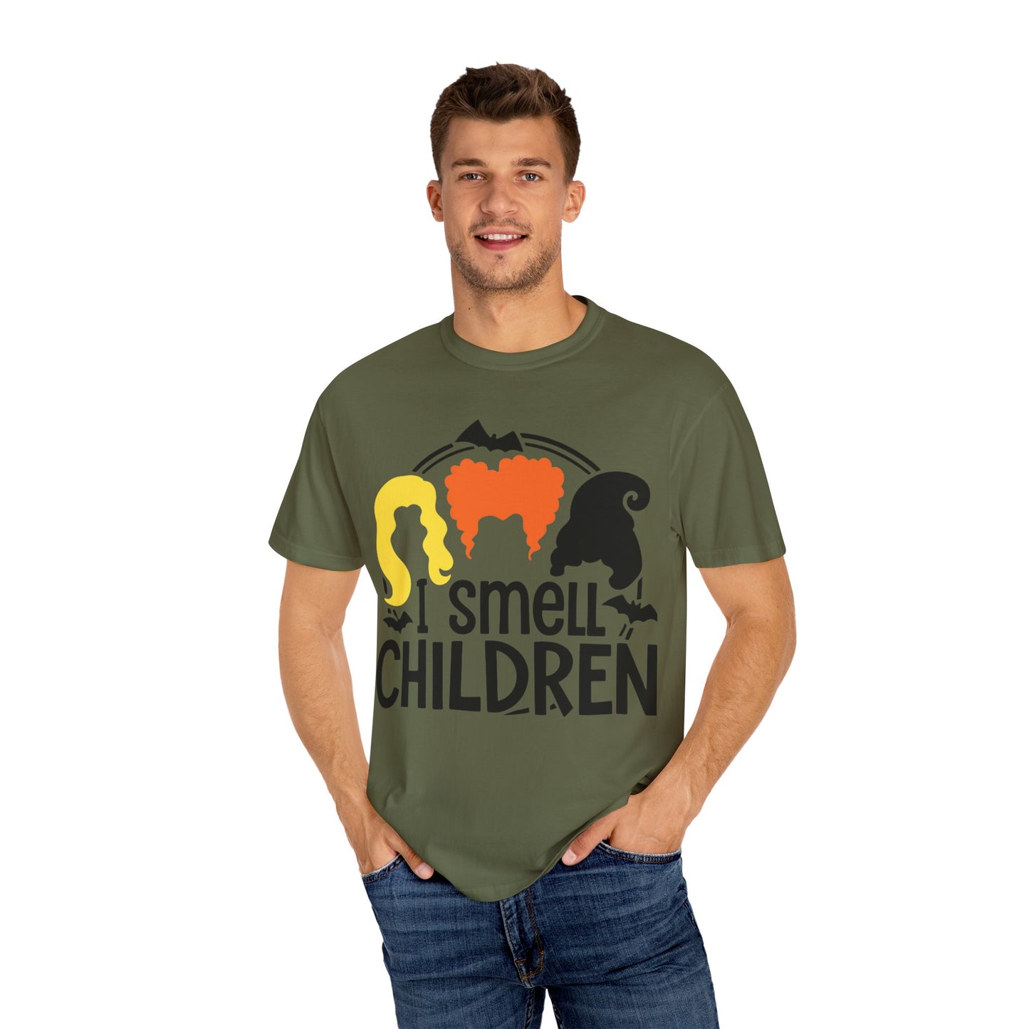 HALLOWEEN I SMELL CHILDREN Unisex Garment-Dyed T-shirt