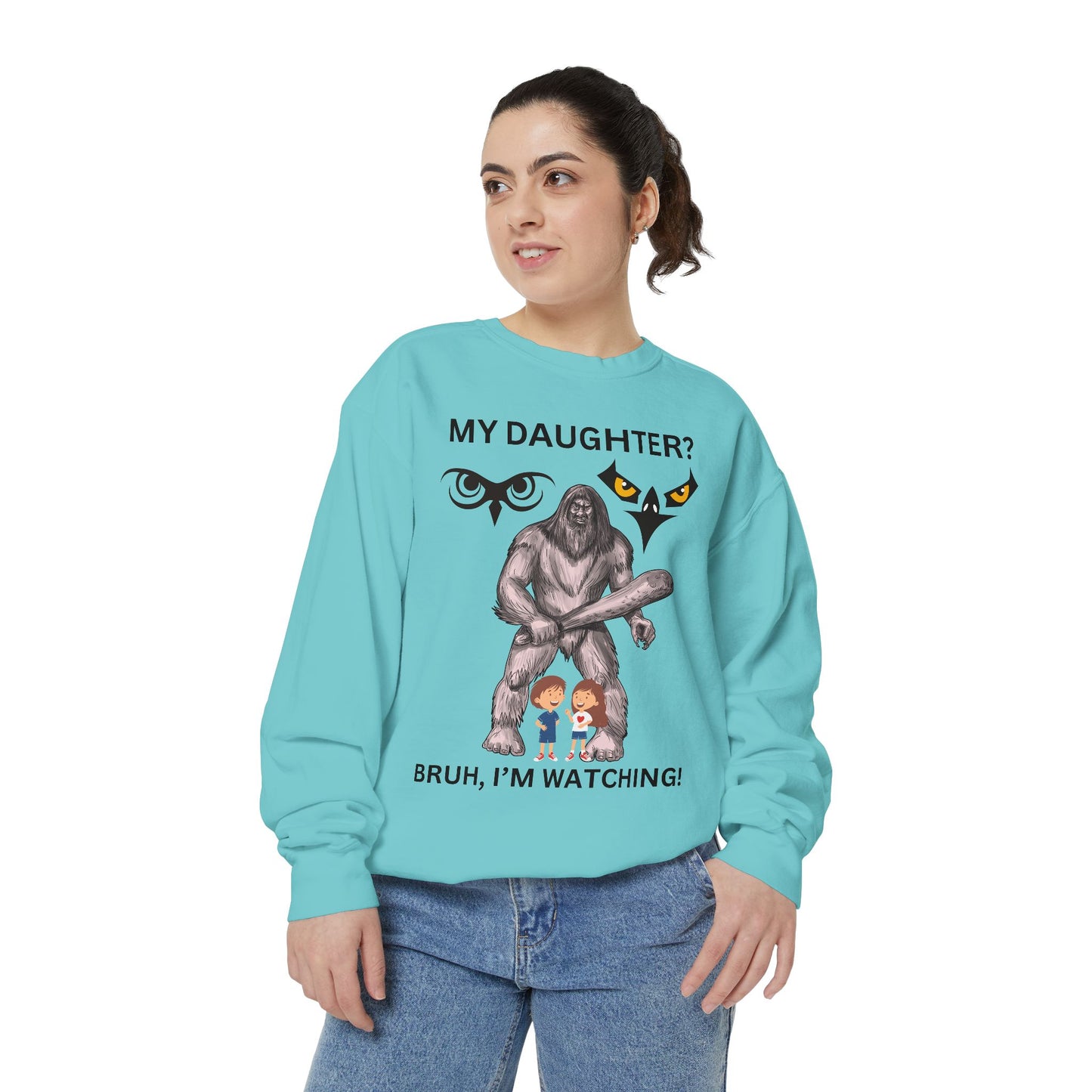 BRUH I'M WATCHING! PERSOBRUH, I'M WATCHING PERSONALIZED BACK TO SCHOOL SWEATSHIRT FUNNY Gift for DAUGHTERS  DADS, Unique Family Sweatshirt, Cool Casual Wear, Perfect for [...]