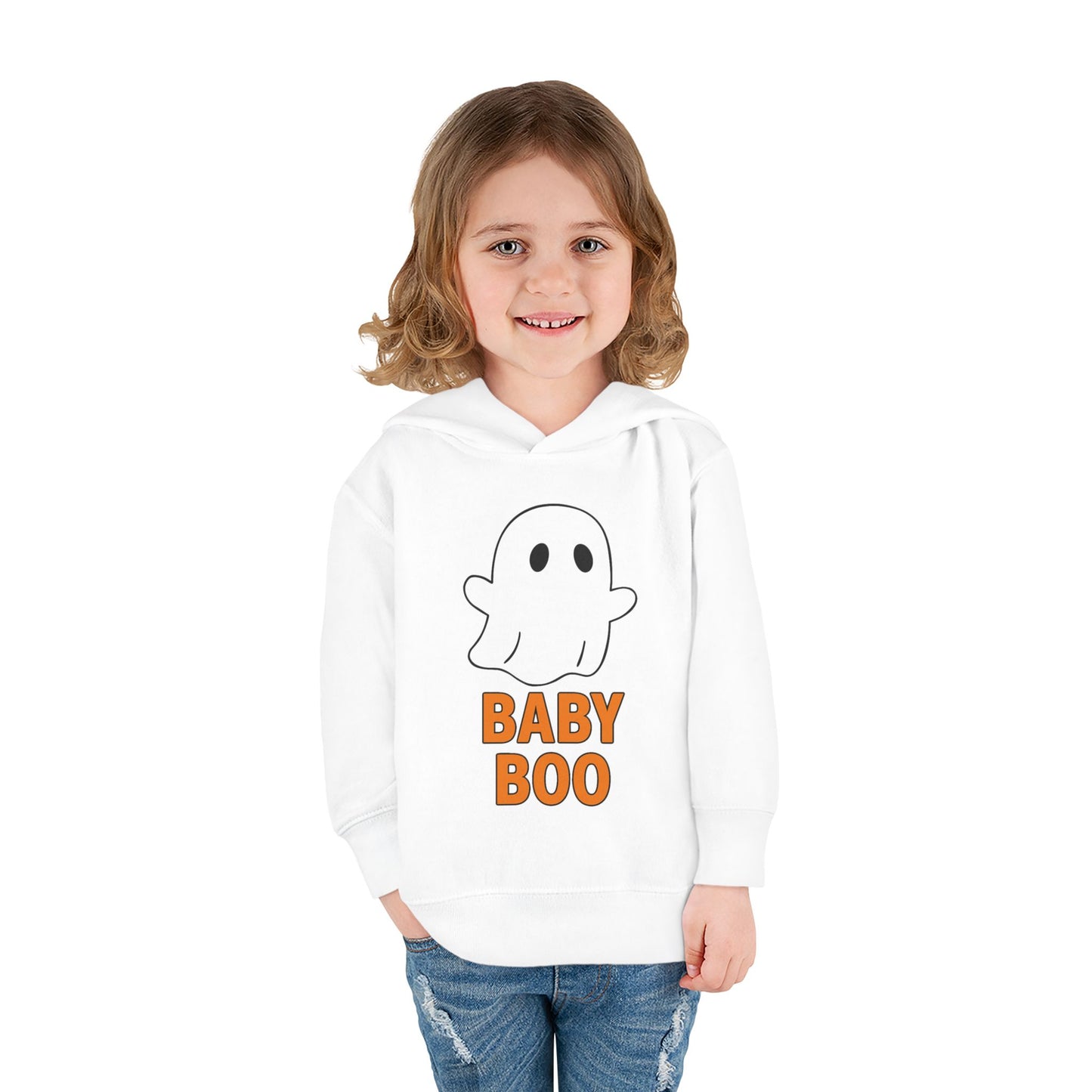 HALLLOWEEN BABY BOO HODDIE Toddler Pullover Fleece Hoodie