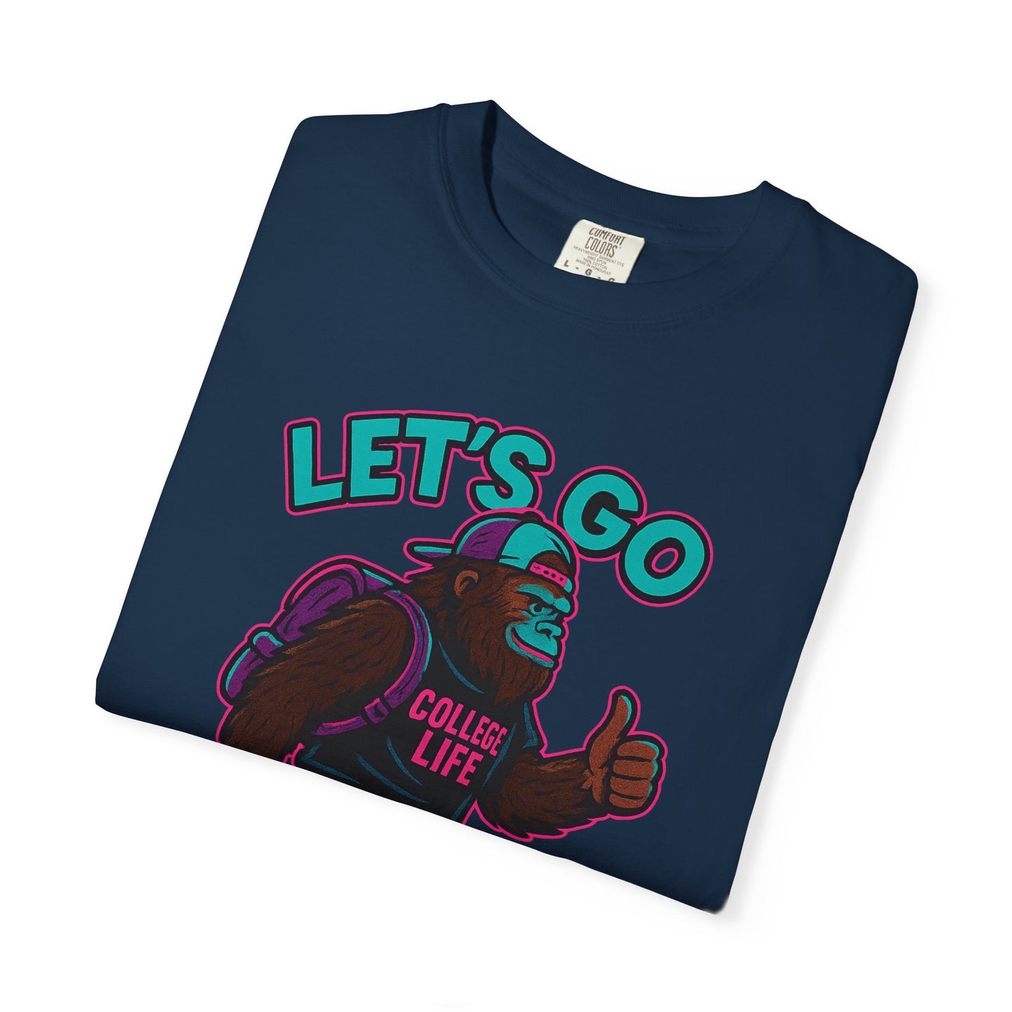 BIG FOOT 80's COLLEGE  TEES Unisex Garment-Dyed T-shirt