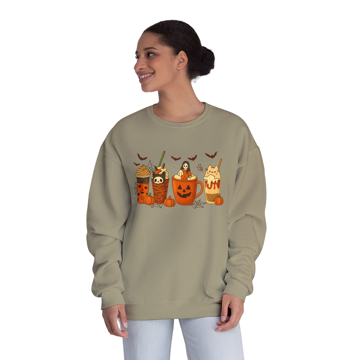 HALLOWEEN WITCHES DRINK SWEATSHIRT Unisex NuBlend® Crewneck Sweatshirt
