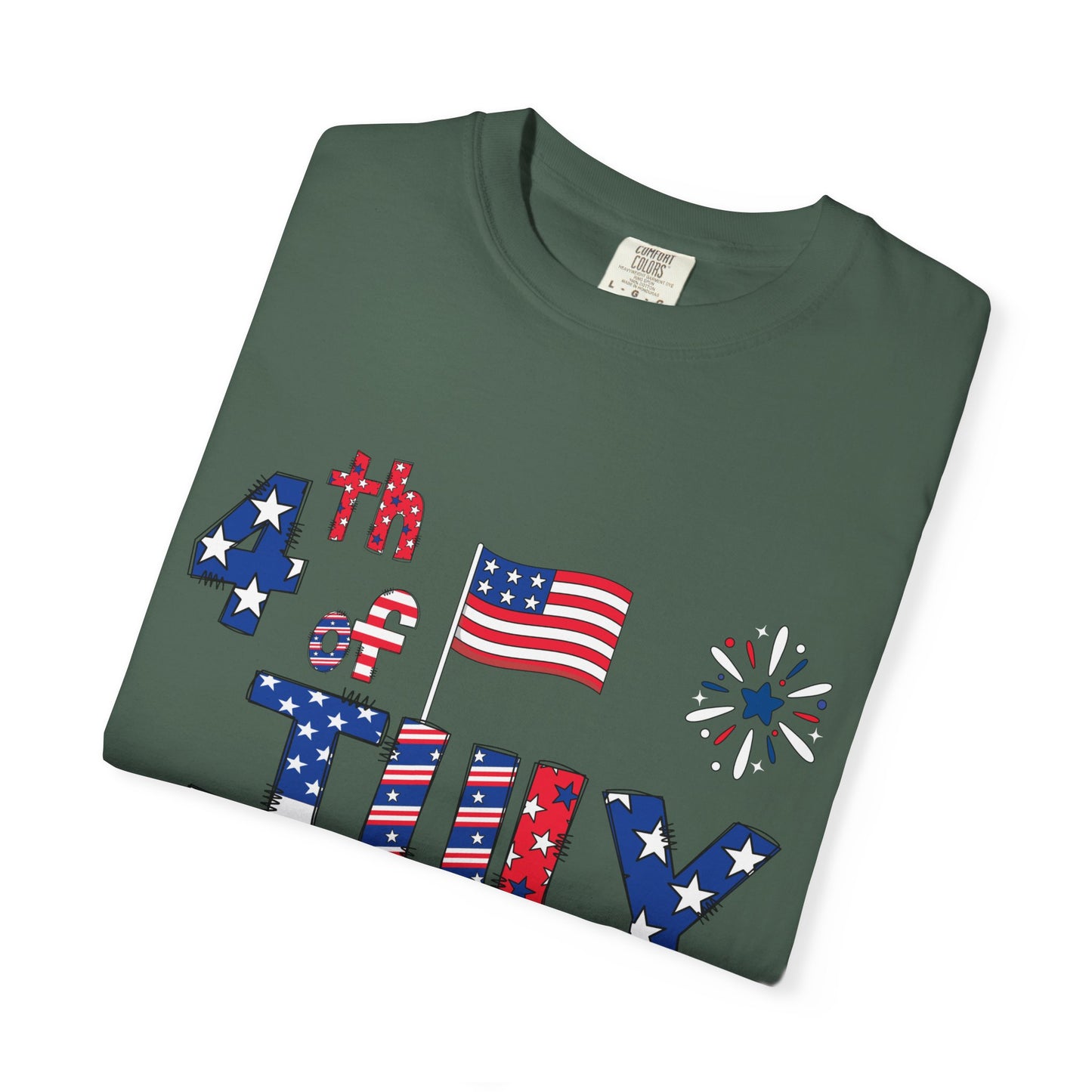 Patriotic 4th of July T-Shirt | Unisex Garment-Dyed Tee, Independence Day Apparel, Red White Blue Shirt, Summer BBQ Outfit, [...]