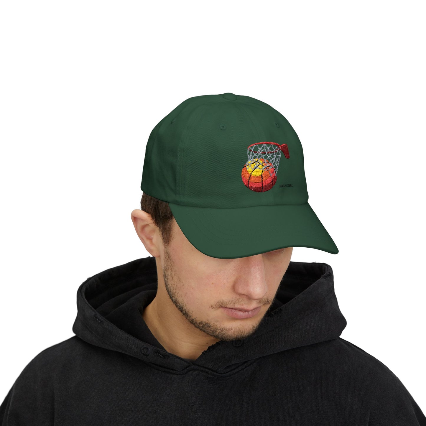 Basketball Dad Cap - Classic White Hat for Sports Lovers