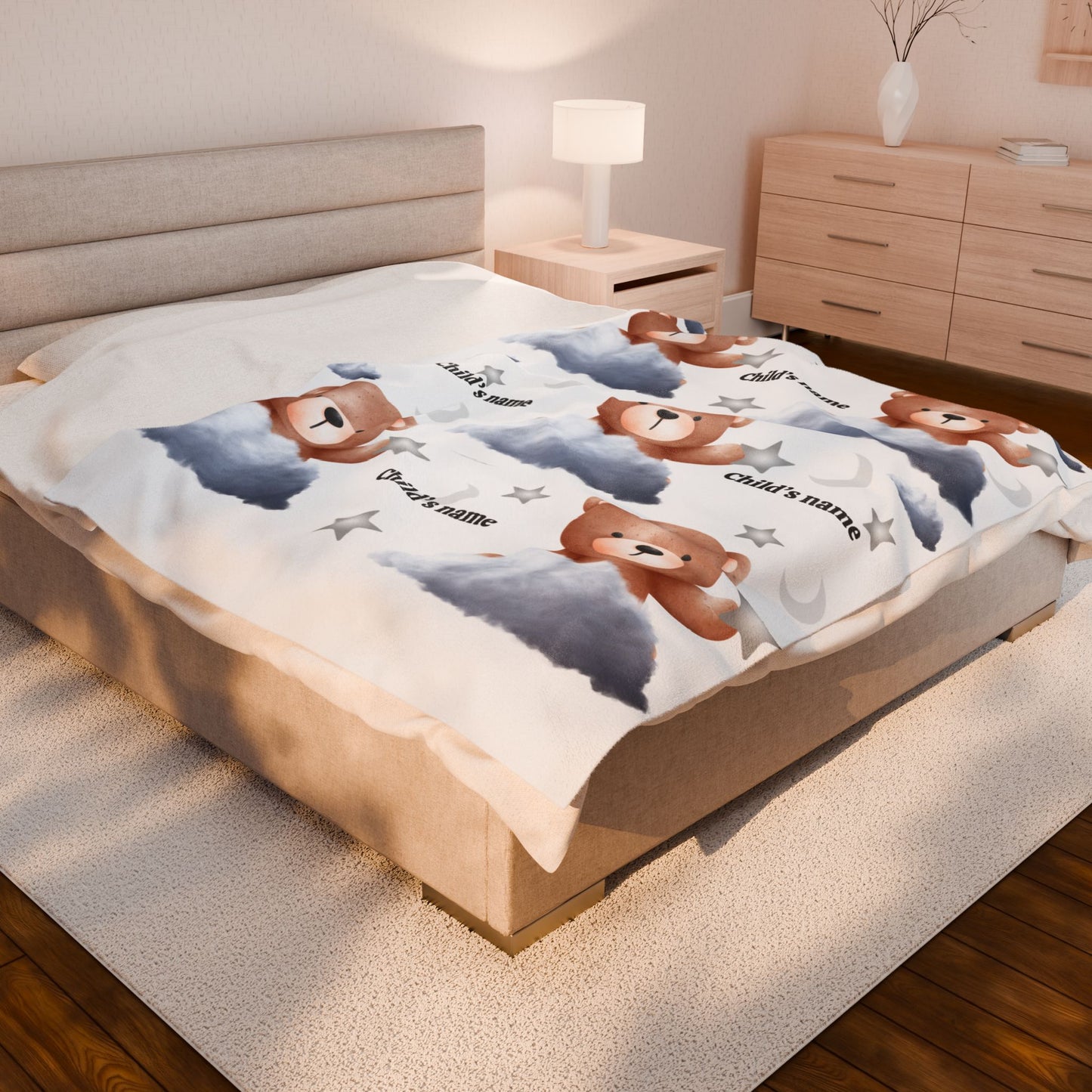 PERSONALIZED VELVETEEN BLANKET Plush Blanket (Placeholder Do Not Publish)