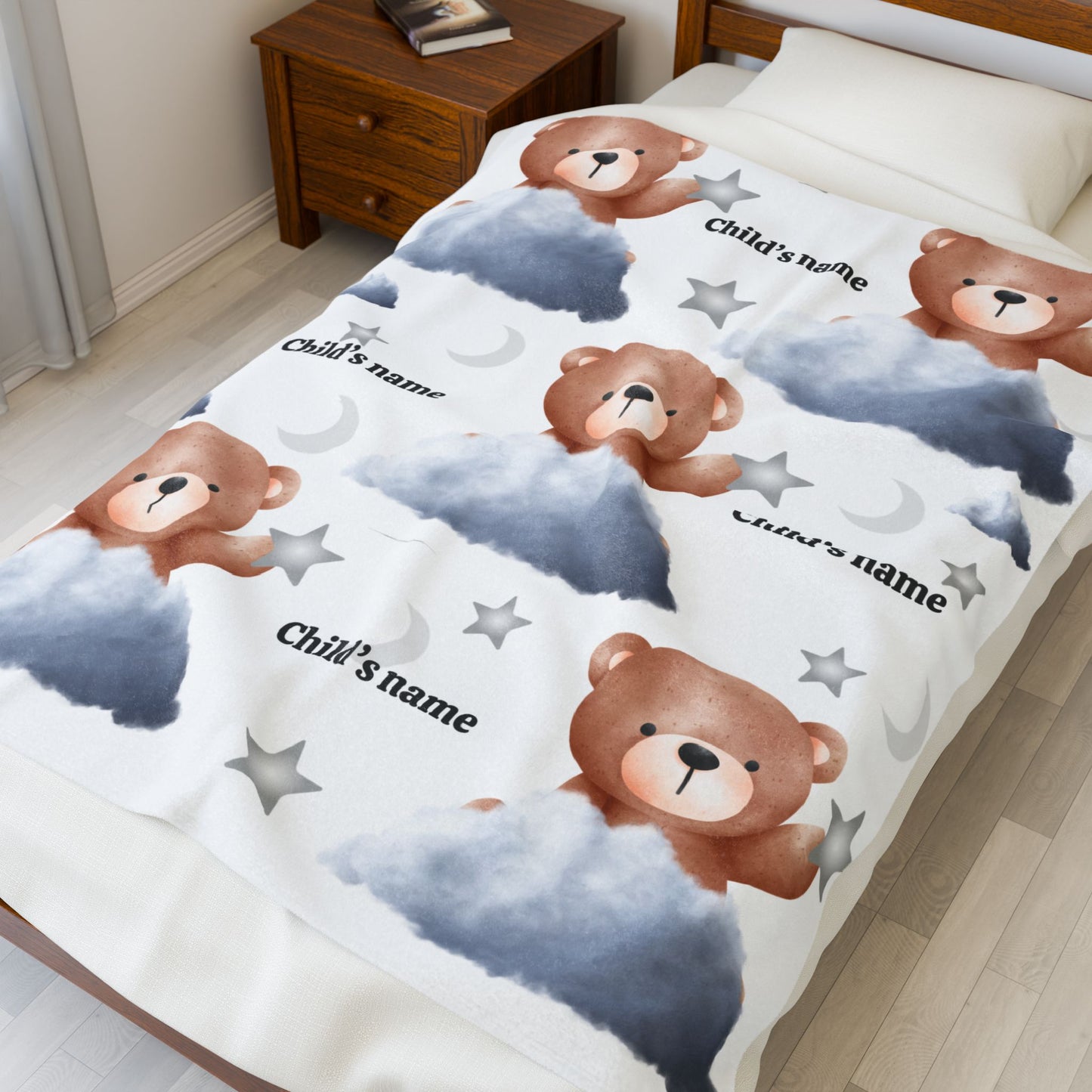 PERSONALIZED VELVETEEN BLANKET Plush Blanket (Placeholder Do Not Publish)