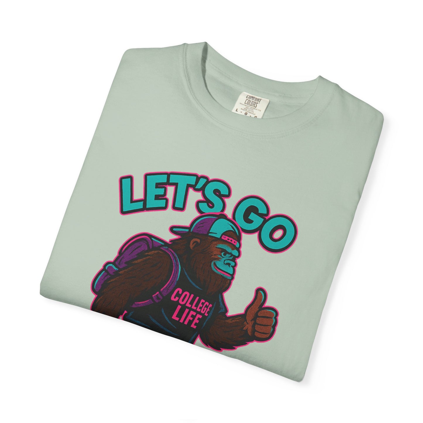 BIG FOOT 80's COLLEGE  TEES Unisex Garment-Dyed T-shirt