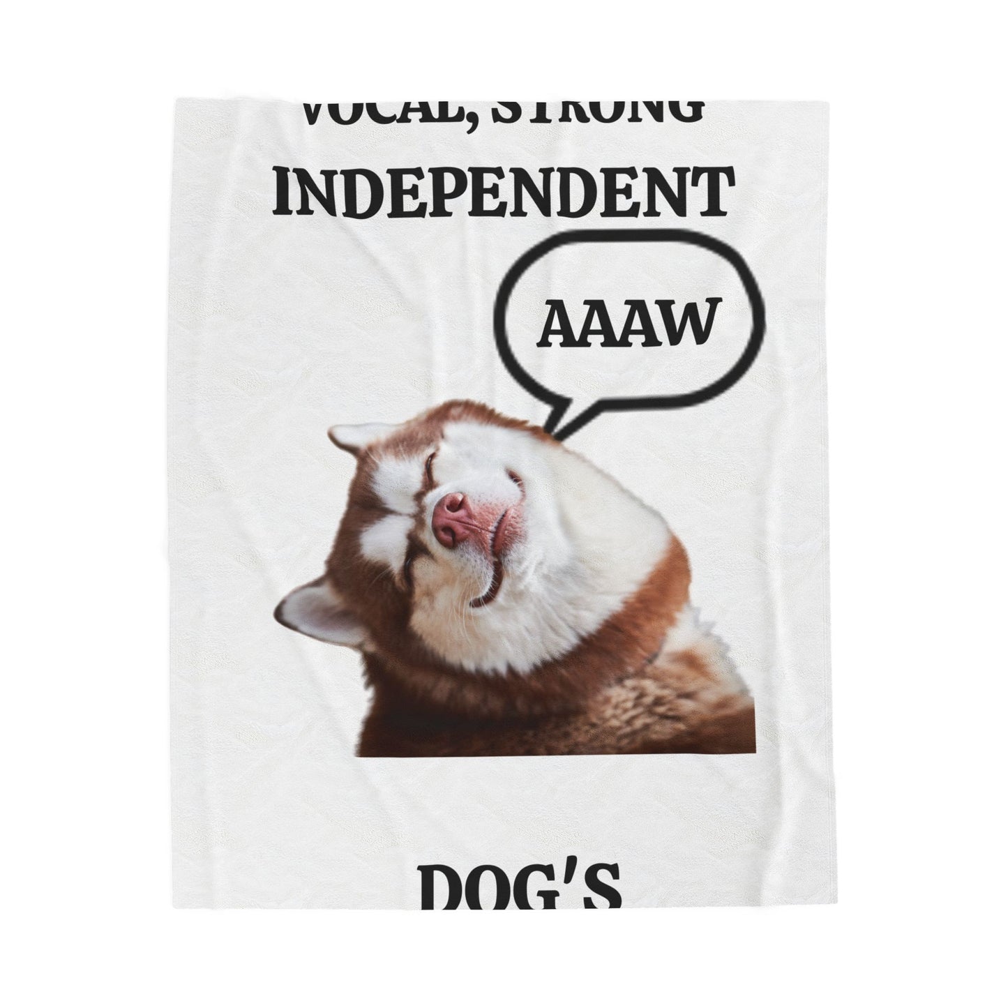 MY PET DOG  PERSONALIZED VELVETEEN BLANKET (Placeholder Do Not Publish)