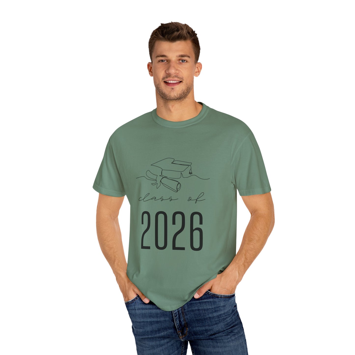 GRADUATION TSHIRT CLASS OF 2026 Unisex School Spirit Shirt, Grad Gift, Comfortable Cotton Top