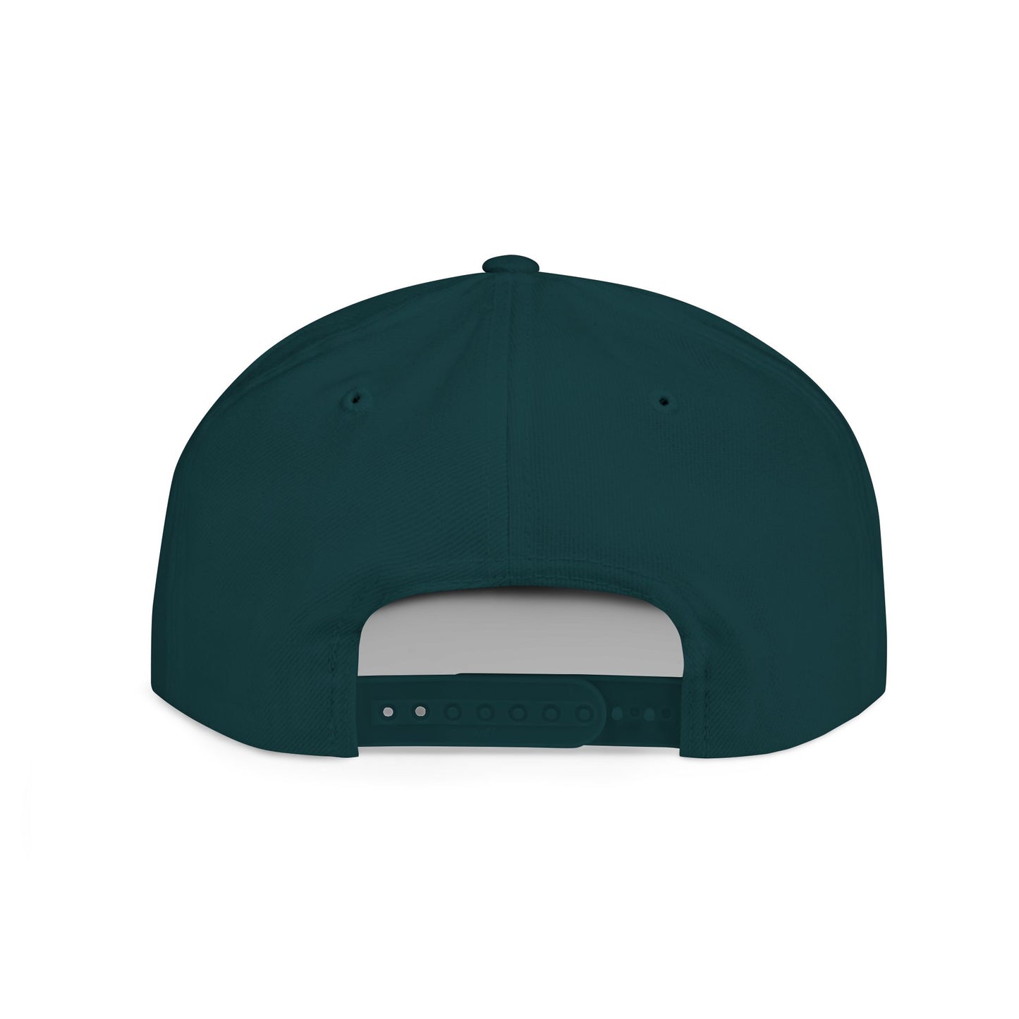 Custom Flat Bill Snapback Hat - Personalizable Sports Cap with Silhouette Design