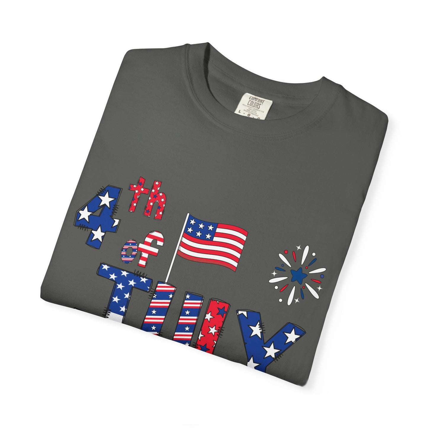 Patriotic 4th of July T-Shirt | Unisex Garment-Dyed Tee, Independence Day Apparel, Red White Blue Shirt, Summer BBQ Outfit, [...]