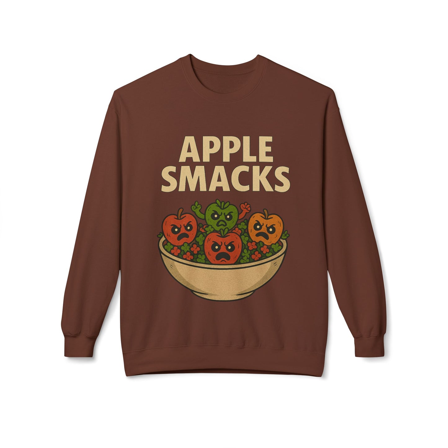 NEW APPLE SMACKS HALLOWEEN SWEATSHIRTS Unisex Midweight Softstyle Fleece Crewneck Sweatshirt