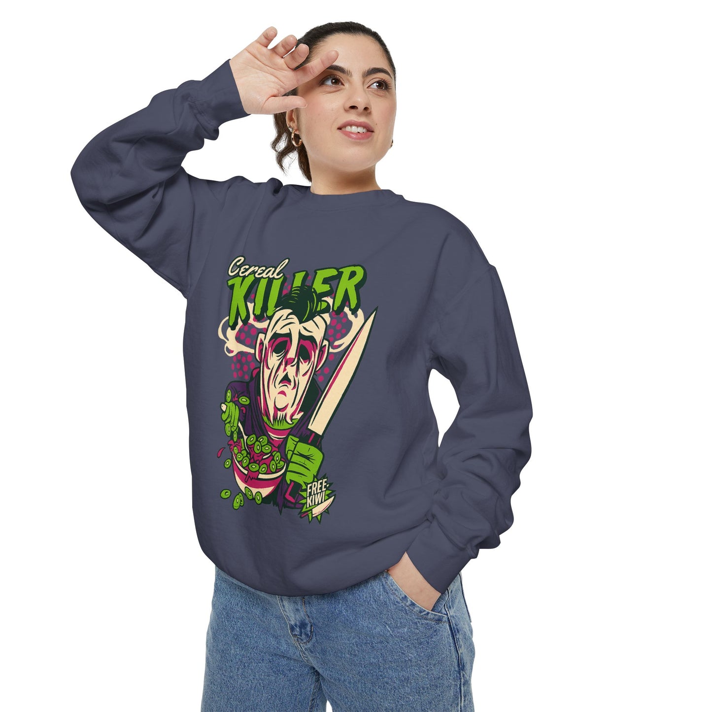HALLOWEEN SERIAL CERAEL KILLER SWEATSHIRT Unisex Garment-Dyed Sweatshirt
